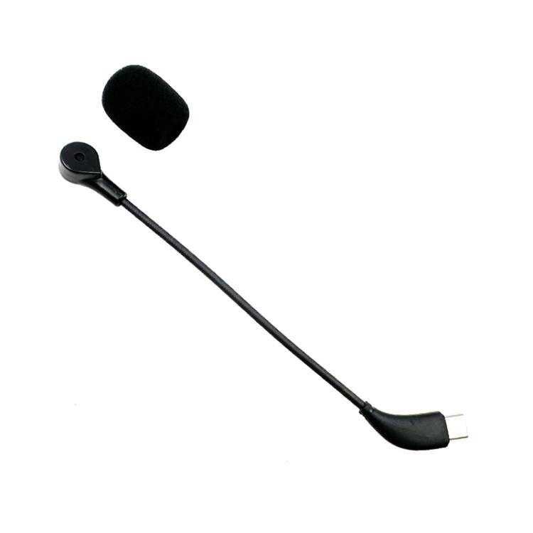 Microfone para Auricular de Jogos E-sports, Tipo-C Curvo, Tipo-C Reto