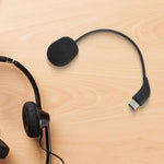 Microfone para Auricular de Jogos E-sports, Tipo-C Curvo, Tipo-C Reto