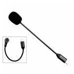 Microfone para Auricular de Jogos E-sports, Tipo-C Curvo, Tipo-C Reto