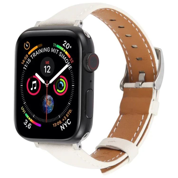 Pulseira de Relógio em Pele de Microfibra de Seda, Para Apple Watch 46mm / 49mm / 45mm / 44mm, Para Apple Watch 42mm / 41mm / 40mm / 38mm