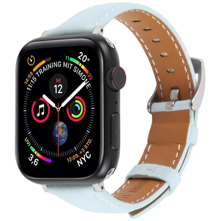 Pulseira de Relógio em Pele de Microfibra de Seda, Para Apple Watch 46mm / 49mm / 45mm / 44mm, Para Apple Watch 42mm / 41mm / 40mm / 38mm