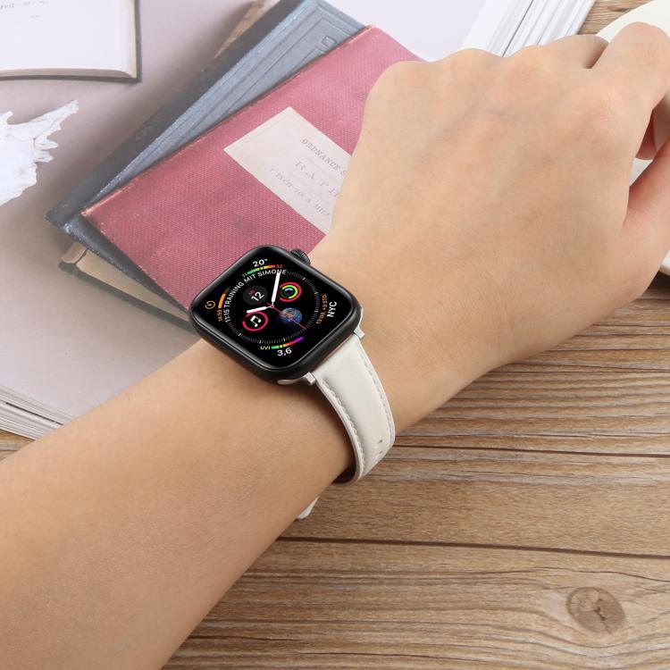Pulseira de Relógio em Pele de Microfibra de Seda, Para Apple Watch 46mm / 49mm / 45mm / 44mm, Para Apple Watch 42mm / 41mm / 40mm / 38mm