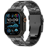 Correia de Relógio em Liga de Titânio com Fivela Plana de Libertação Rápida de 26mm, Para Apple Watch 46mm / 49mm / 45mm / 44mm