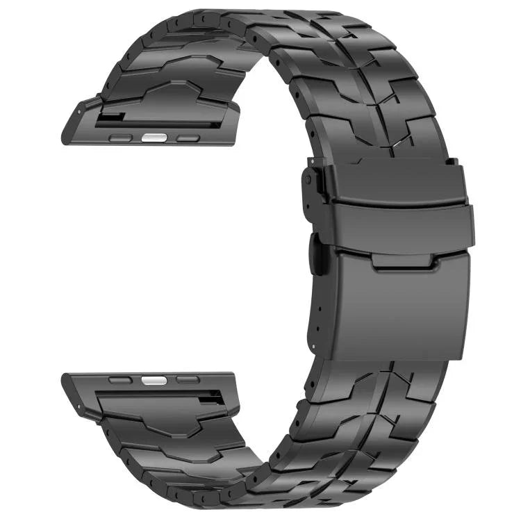 Correia de Relógio em Liga de Titânio com Fivela Plana de Libertação Rápida de 26mm, Para Apple Watch 46mm / 49mm / 45mm / 44mm