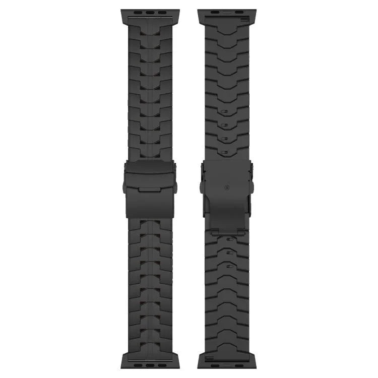 Correia de Relógio em Liga de Titânio com Fivela Plana de Libertação Rápida de 26mm, Para Apple Watch 46mm / 49mm / 45mm / 44mm