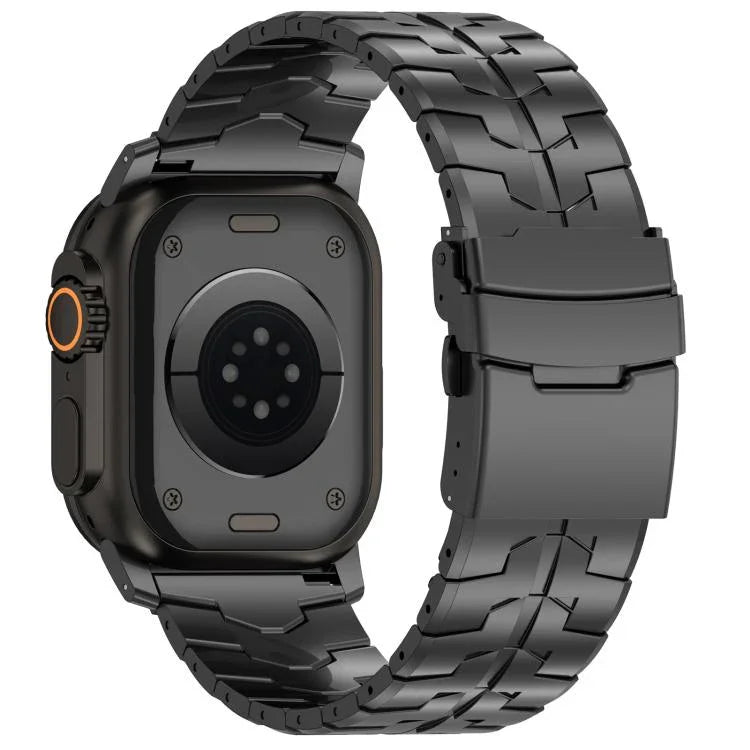 Correia de Relógio em Liga de Titânio com Fivela Plana de Libertação Rápida de 26mm, Para Apple Watch 46mm / 49mm / 45mm / 44mm