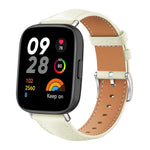 xDfind Flat Head Black Shark Fine Grain Leather Watch Band, For Xiaomi Band 10 Pro / 9 Pro / Redmi Watch 6, For Redmi Watch 3 Active / Lite 20mm, For Redmi Watch 3 20mm