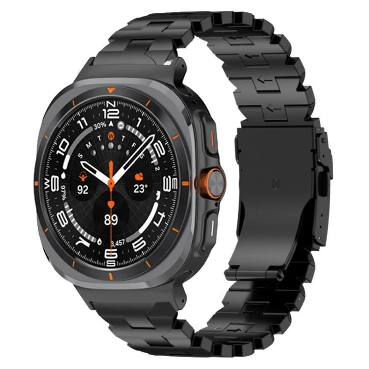 Correia de Relógio com Fivela de Segurança Borboleta em Liga de Titânio, Para Samsung Galaxy Watch Ultra 47mm / Ultra 2025