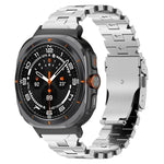 Correia de Relógio com Fivela de Segurança Borboleta em Liga de Titânio, Para Samsung Galaxy Watch Ultra 47mm / Ultra 2025