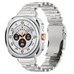 Correia de Relógio com Fivela de Segurança Borboleta em Liga de Titânio, Para Samsung Galaxy Watch Ultra 47mm / Ultra 2025