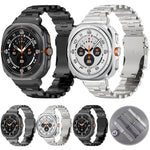 Correia de Relógio com Fivela de Segurança Borboleta em Liga de Titânio, Para Samsung Galaxy Watch Ultra 47mm / Ultra 2025