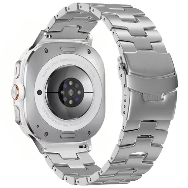 Correia de Relógio em Liga de Titânio com Fivela de Segurança, Para Samsung Galaxy Watch Ultra 47mm / Ultra 2025