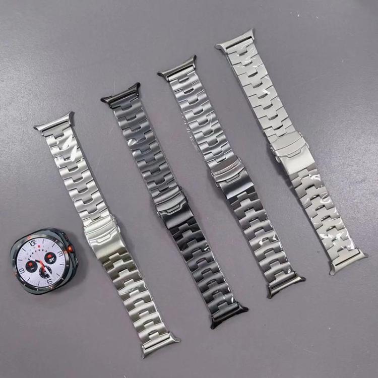 Correia de Relógio em Liga de Titânio com Fivela de Segurança, Para Samsung Galaxy Watch Ultra 47mm / Ultra 2025