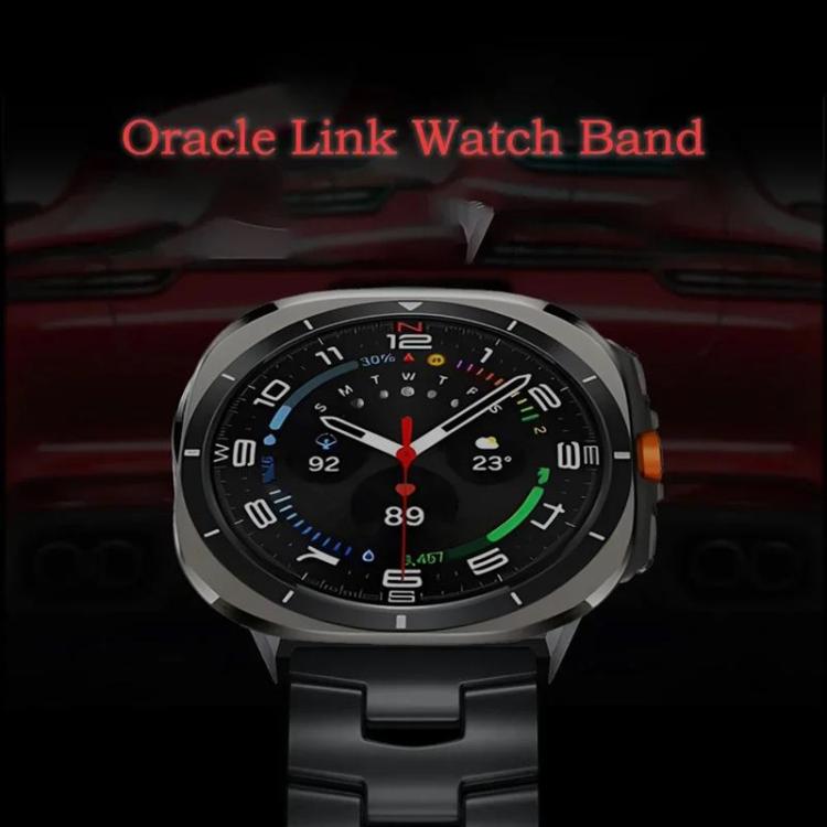 Correia de Relógio em Liga de Titânio com Fivela de Segurança, Para Samsung Galaxy Watch Ultra 47mm / Ultra 2025