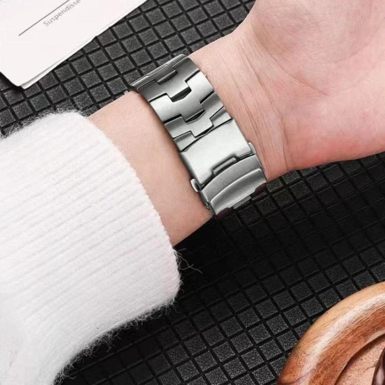 Correia de Relógio em Liga de Titânio com Fivela de Segurança, Para Samsung Galaxy Watch Ultra 47mm / Ultra 2025