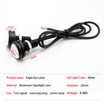 10 PCS 23mm 1.5W DC9-80V Motorcycle Eagle Eye Light Double Lens, 23mm Double Lens(Red Light), 23mm Double Lens(White Light), 23mm Double Lens(Yellow Light)