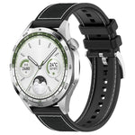 xDfind Hybrid Nylon Braid Silicone Watch Band, 20mm, 22mm