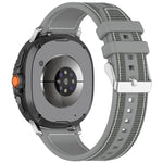 Pulseira de Relógio xDfind Híbrida em Nylon Trançado com Silicone, Para Samsung Galaxy Watch 8 / 8 Classic 22mm
