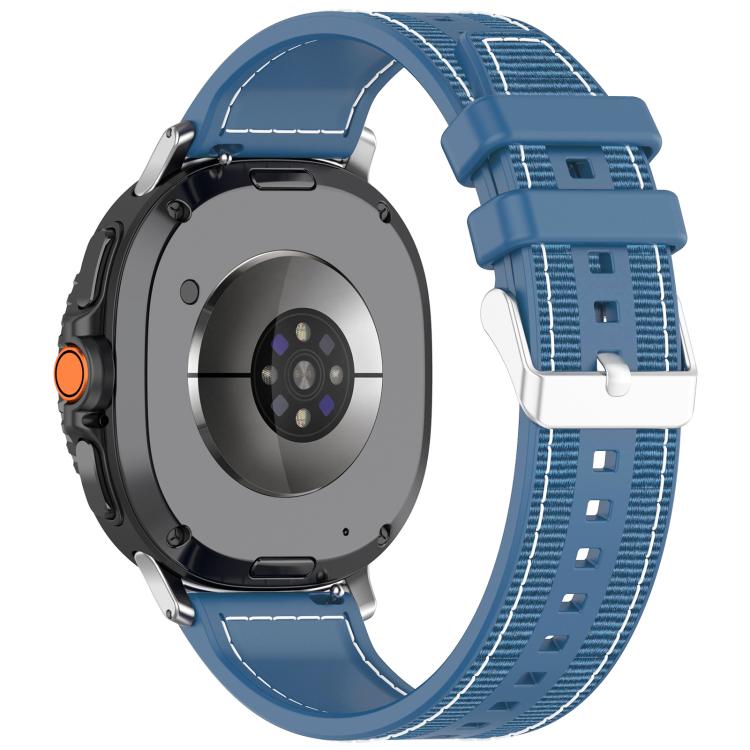 Pulseira de Relógio xDfind Híbrida em Nylon Trançado com Silicone, Para Samsung Galaxy Watch 8 / 8 Classic 22mm