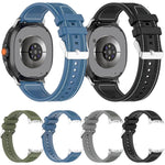 Pulseira de Relógio xDfind Híbrida em Nylon Trançado com Silicone, Para Samsung Galaxy Watch 8 / 8 Classic 22mm