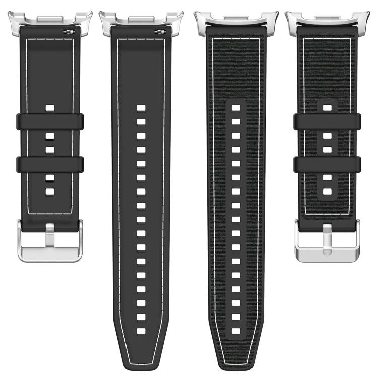 Pulseira de Relógio xDfind Híbrida em Nylon Trançado com Silicone, Para Samsung Galaxy Watch 8 / 8 Classic 22mm