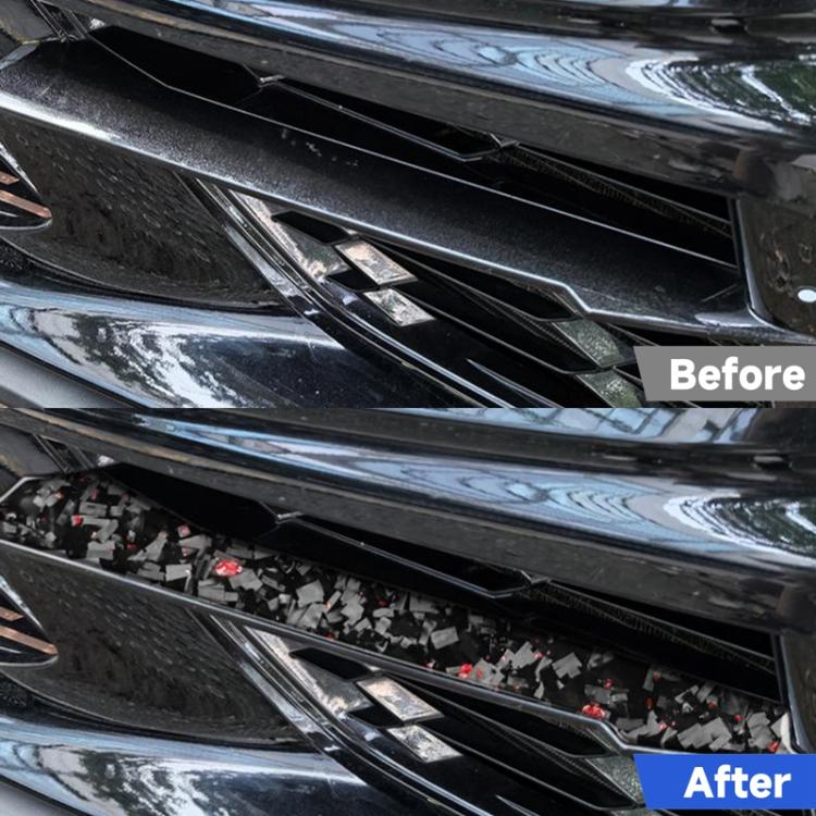 2pcs/Set Forged Gold Foil Carbon Fiber Car Front Sides Air Vents Decorative Sticker for Chevrolet Corvette C8 2020-, Left and Right Driver, Front Sides Air Vents