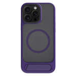 Capa híbrida Kalebol MagSafe invisível com suporte inclinado PC TPU, para iPhone 14 Pro, para iPhone 14 Pro Max, para iPhone 13 Pro Max, para iPhone 13 Pro, para iPhone 13