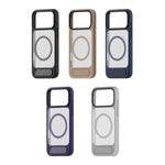Capa híbrida Kalebol MagSafe invisível com suporte inclinado PC TPU, para iPhone 14 Pro, para iPhone 14 Pro Max, para iPhone 13 Pro Max, para iPhone 13 Pro, para iPhone 13
