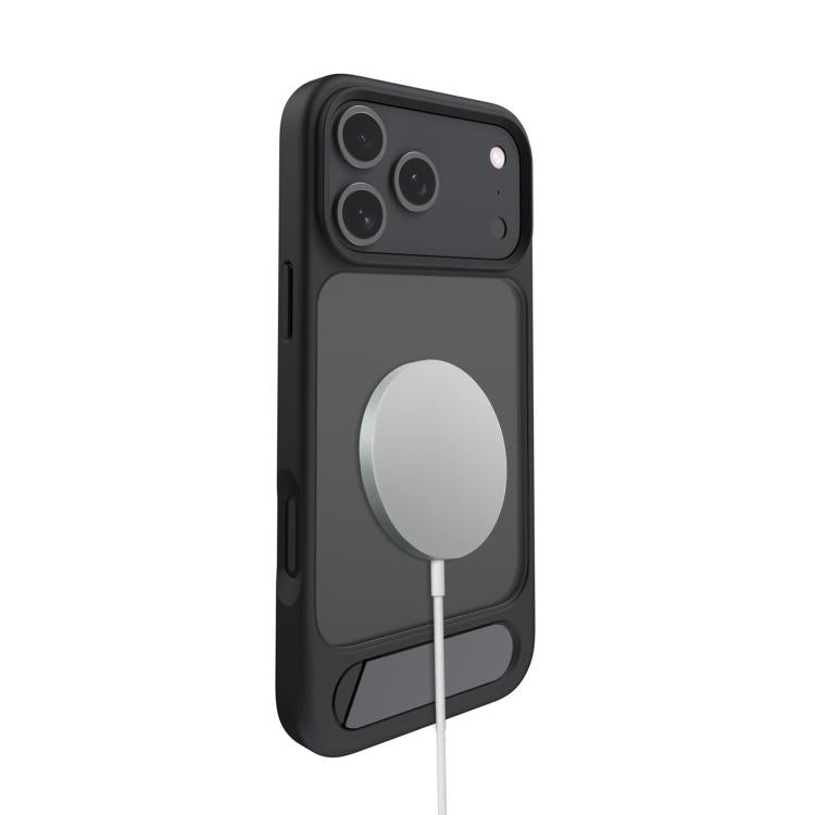 Capa híbrida Kalebol MagSafe invisível com suporte inclinado PC TPU, para iPhone 14 Pro, para iPhone 14 Pro Max, para iPhone 13 Pro Max, para iPhone 13 Pro, para iPhone 13
