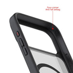 Capa híbrida Kalebol MagSafe invisível com suporte inclinado PC TPU, para iPhone 14 Pro, para iPhone 14 Pro Max, para iPhone 13 Pro Max, para iPhone 13 Pro, para iPhone 13