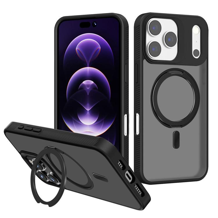 Kalebol Rotating Holder MagSafe PC Hybrid TPU Phone Case, For iPhone 17 Pro Max, For iPhone 17 Pro, For iPhone 17, For iPhone Air, For iPhone 16 Pro Max, For iPhone 16 Pro, For iPhone 16 Plus, For iPhone 16, For iPhone 15 Pro Max, For iPhone 15 Pro    ...
