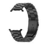 Correia de Relógio em Aço Inoxidável com Três Contas, Para Samsung Galaxy Watch8 / Watch8 Classic