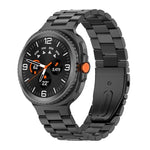 Correia de Relógio em Aço Inoxidável com Três Contas, Para Samsung Galaxy Watch8 / Watch8 Classic