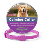 Colar Calmante e Desparasitante para Animal de Estimação Remoção de Pulgas e Carrapatos, Embalagem em Caixa de Alumínio, 72cm para Cão Grande, 56cm para Cachorro, 56cm para Gato
