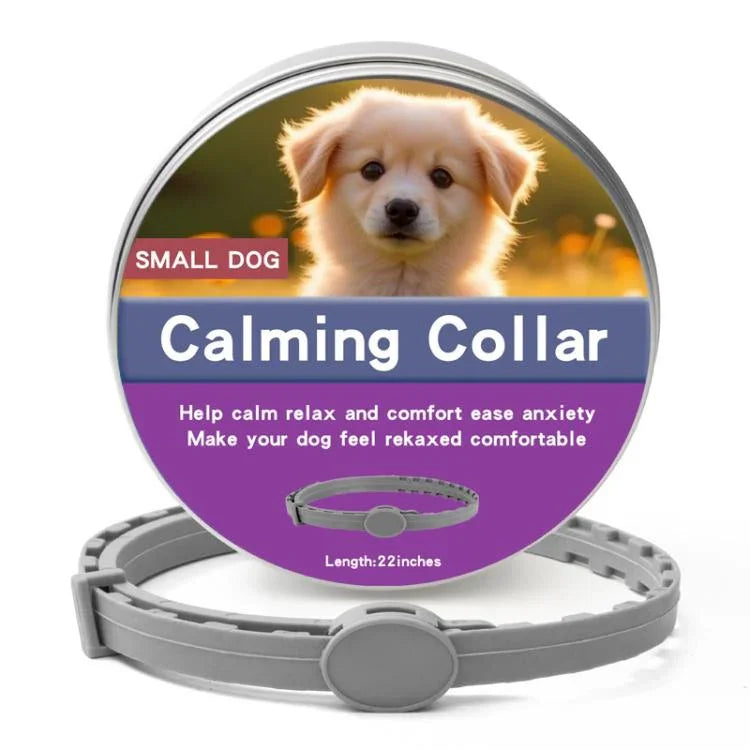 Colar Calmante e Desparasitante para Animal de Estimação Remoção de Pulgas e Carrapatos, Embalagem em Caixa de Alumínio, 72cm para Cão Grande, 56cm para Cachorro, 56cm para Gato