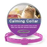 Colar Calmante e Desparasitante para Animal de Estimação Remoção de Pulgas e Carrapatos, Embalagem em Caixa de Alumínio, 72cm para Cão Grande, 56cm para Cachorro, 56cm para Gato