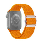 Correia de Relógio Trançada em Nylon com Fivela Mecânica de Duplo Laço, Para Apple Watch 46mm / 49mm / 45mm / 44mm