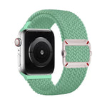 Correia de Relógio Trançada em Nylon com Fivela Mecânica de Duplo Laço, Para Apple Watch 46mm / 49mm / 45mm / 44mm