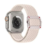 Correia de Relógio Trançada em Nylon com Fivela Mecânica de Duplo Laço, Para Apple Watch 46mm / 49mm / 45mm / 44mm