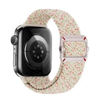 Correia de Relógio Trançada em Nylon com Fivela Mecânica de Duplo Laço, Para Apple Watch 46mm / 49mm / 45mm / 44mm
