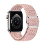 Correia de Relógio em Nylon Trançado com Fivela Mecânica de Duplo Laço, Para Apple Watch 42mm / 41mm / 40mm / 38mm