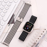 Correia de Relógio em Nylon Trançado com Fivela de Paraquedas xDfind de 3 Risca, Para Apple Watch 42 / 44 / 45 / 46 / 49mm, Para Apple Watch 38 / 40 / 41 / S10 42mm