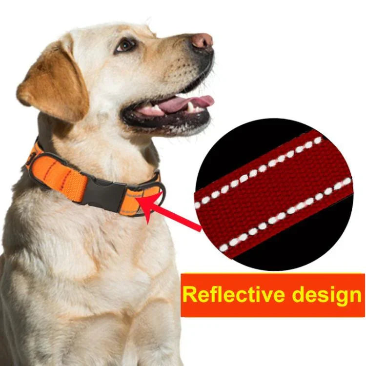 Coleira Refletora para Animais de Estimação Tecido Impermeável Fivela Preta, Coleira Impermeável, S, Coleira Impermeável, M, Coleira Impermeável, L