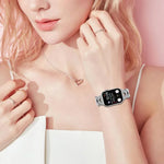 Correia de Relógio Metálica com Diamante Torcido Pequeno xDfind, Para Apple Watch 38 / 40 / 41 / S10 42mm 20mm