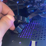 Cabo Extensor Adaptador USB 2 em 1 para Placa-mãe de Computador de Secretária, 9 Pinos