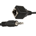 Cabo Adaptador Porta de Rede RJ45 Fêmea para Jack 3,5mm Macho para Ecrã Tátil Thunderstone