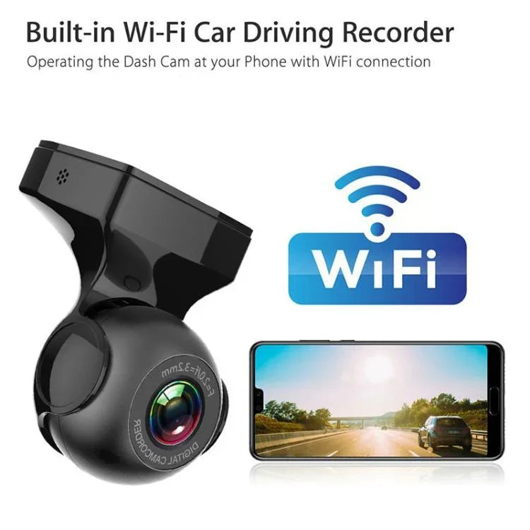Gravador Oculto para Condução com USB WiFi e Visão Noturna HD