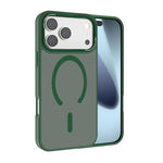 Capa para telemóvel Kalebol com estrutura metálica para lente, MagSafe, PC fosco, para iPhone 17 Pro Max, para iPhone 17 Pro, para iPhone 17, para iPhone Air, para iPhone 16 Pro Max