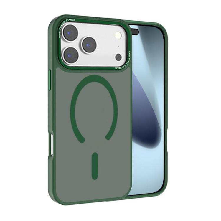 Capa para telemóvel Kalebol com estrutura metálica para lente, MagSafe, PC fosco, para iPhone 17 Pro Max, para iPhone 17 Pro, para iPhone 17, para iPhone Air, para iPhone 16 Pro Max