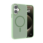 Capa para telemóvel Kalebol com estrutura metálica para lente, MagSafe, PC fosco, para iPhone 17 Pro Max, para iPhone 17 Pro, para iPhone 17, para iPhone Air, para iPhone 16 Pro Max